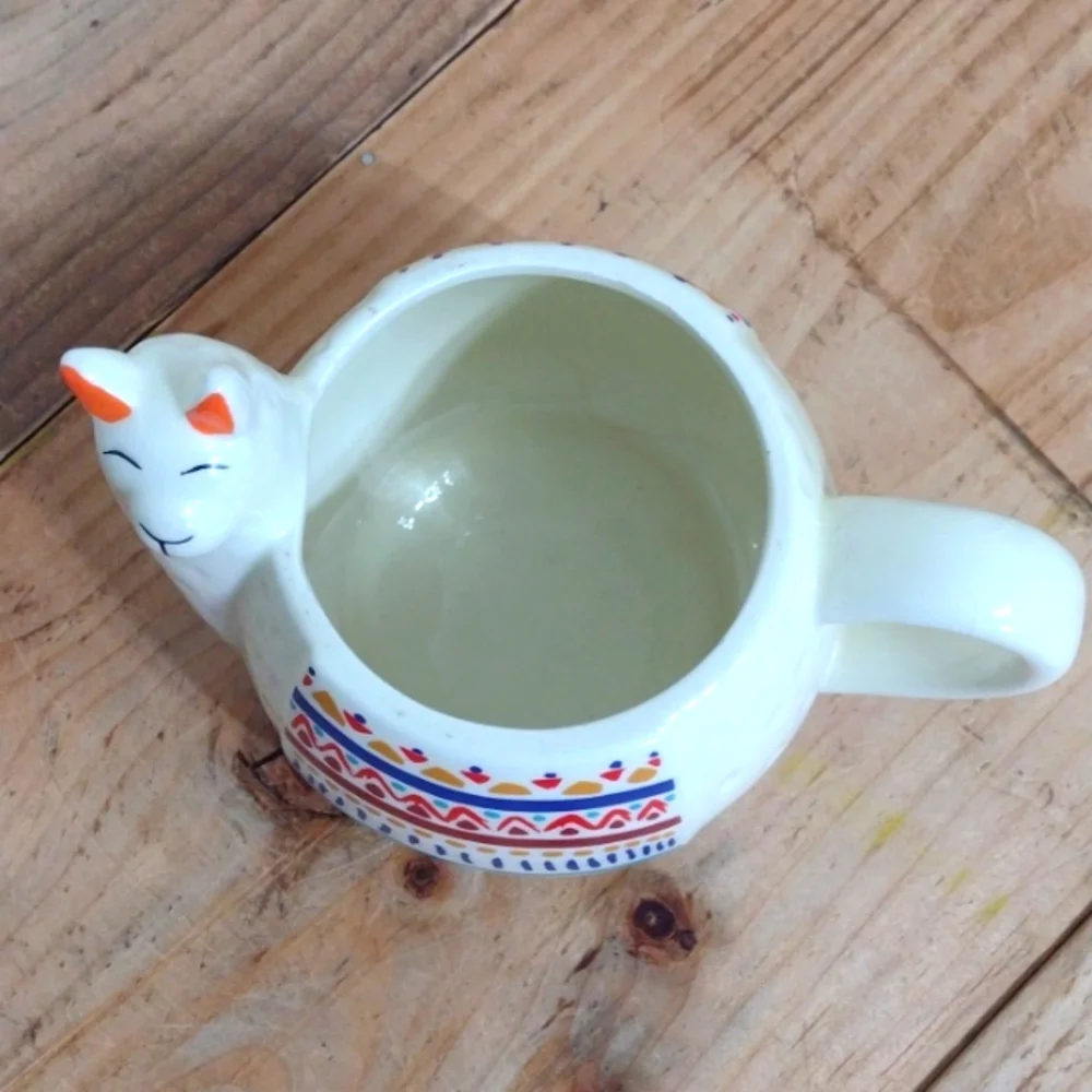 Dave and Buster's Ceramic Alpaca Coffee Mug
